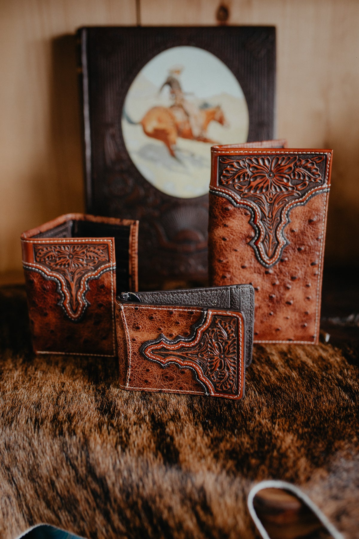 'Rodeo Ostrich' Ariat Wallet (3 Styles)