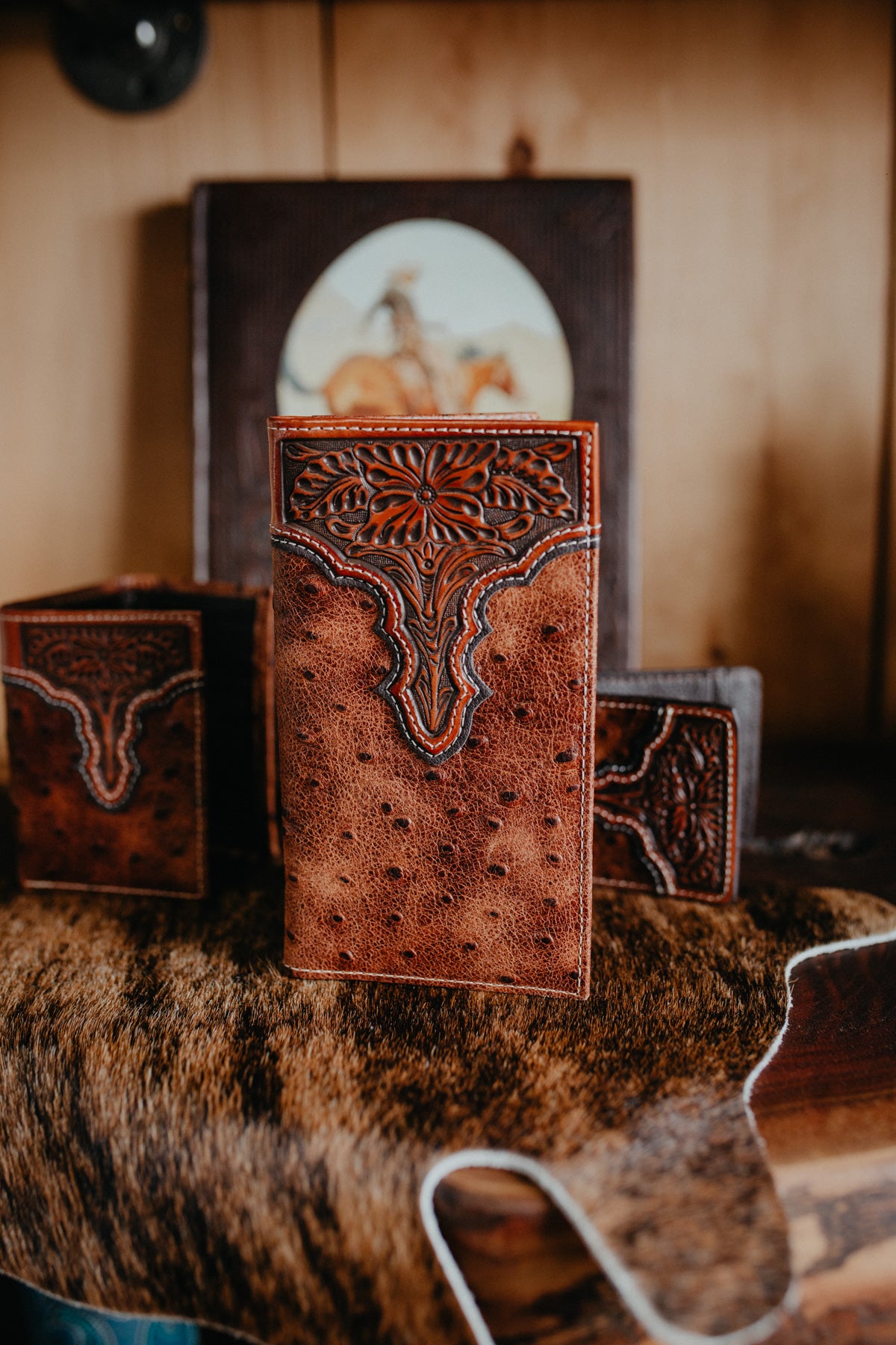 'Rodeo Ostrich' Ariat Wallet (3 Styles)