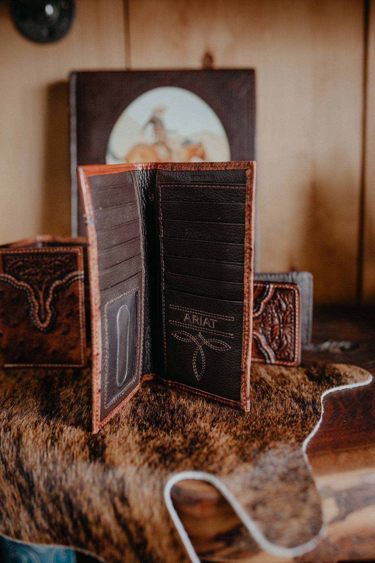 'Rodeo Ostrich' Ariat Wallet (3 Styles)