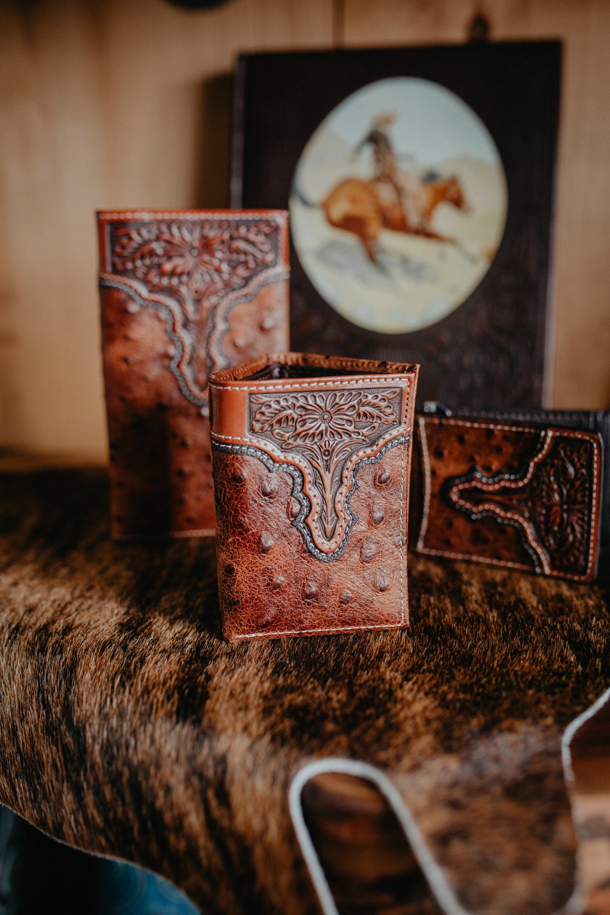 'Rodeo Ostrich' Ariat Wallet (3 Styles)