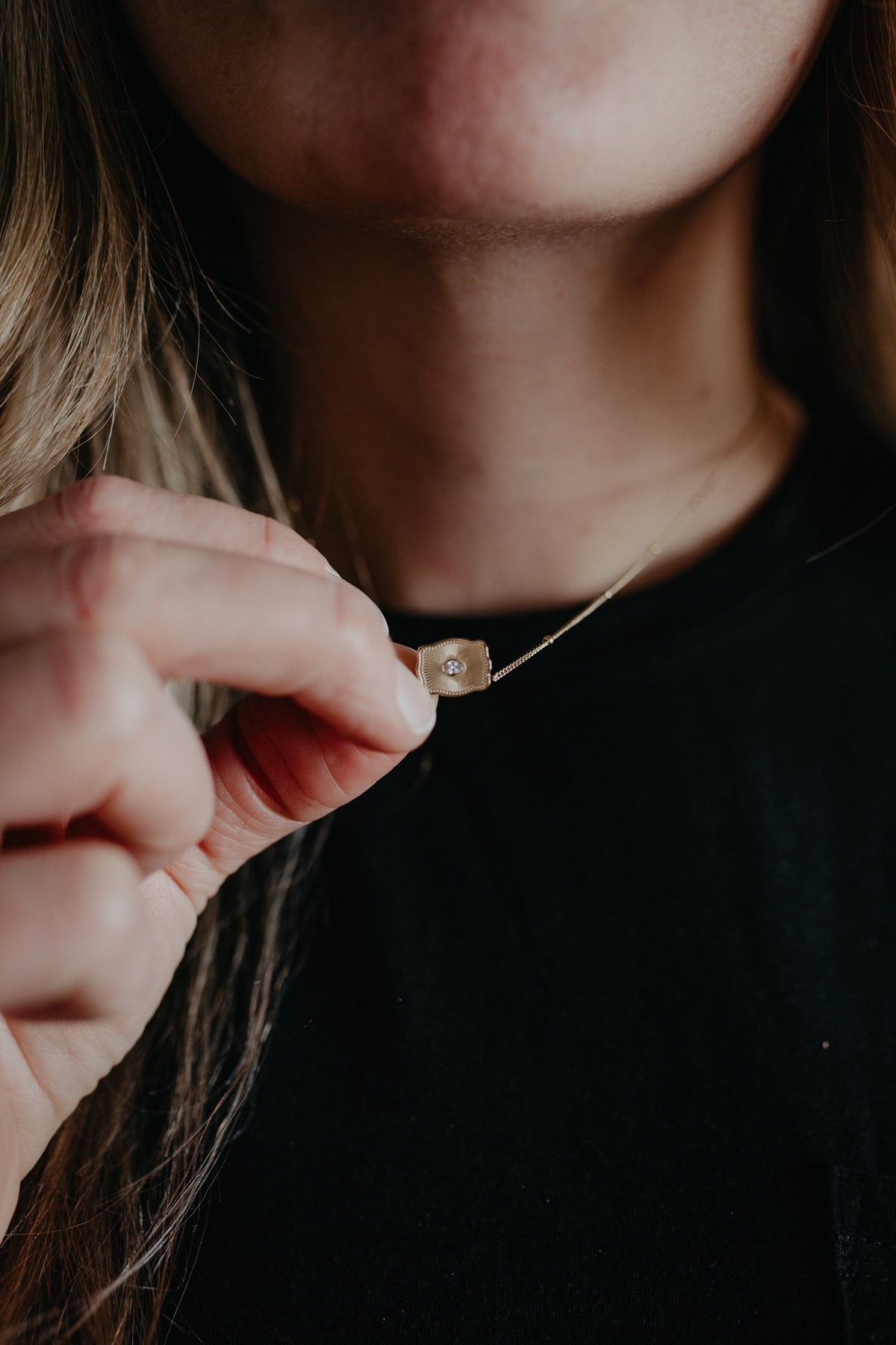 Mini Turquoise Oasis Buckle Necklace (2 Options)