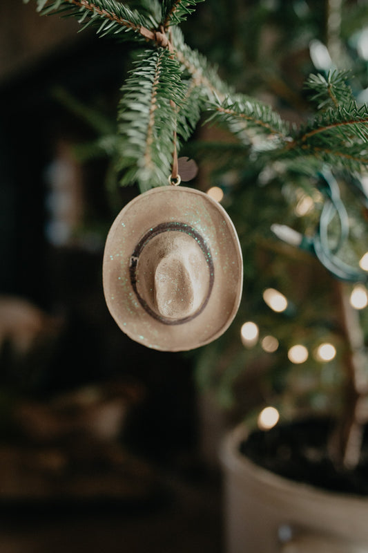 3.5" Resin Cowboy Hat Ornament (3 Options)