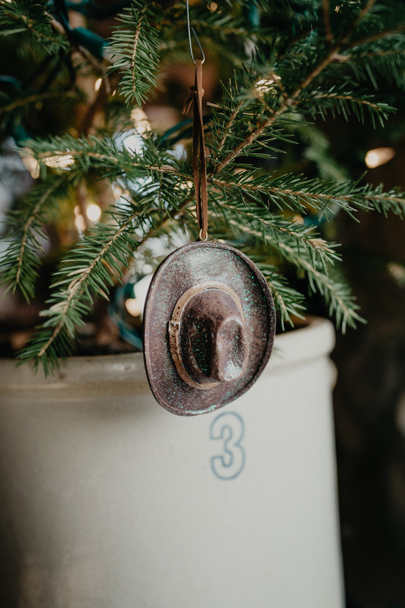 3.5" Resin Cowboy Hat Ornament (3 Options)