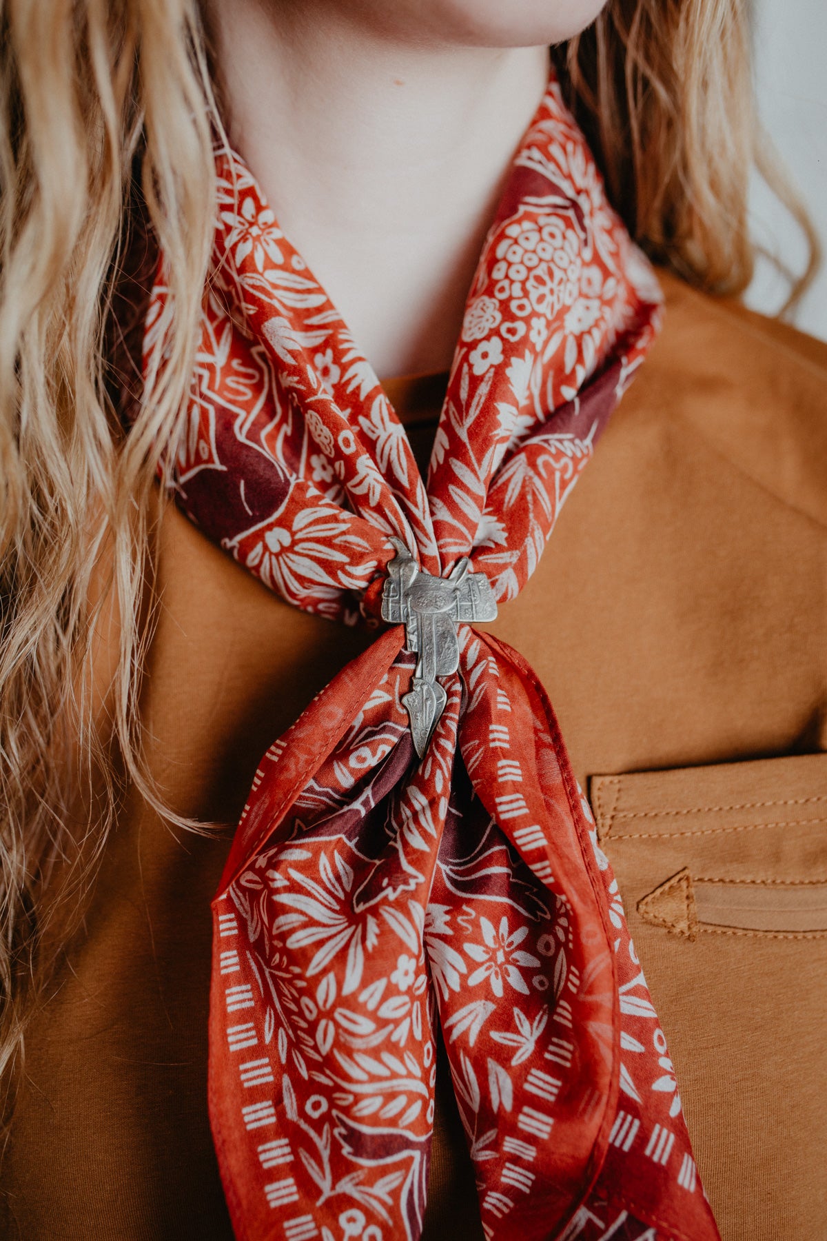 German Silver Wild Rag Slide (3 Options)