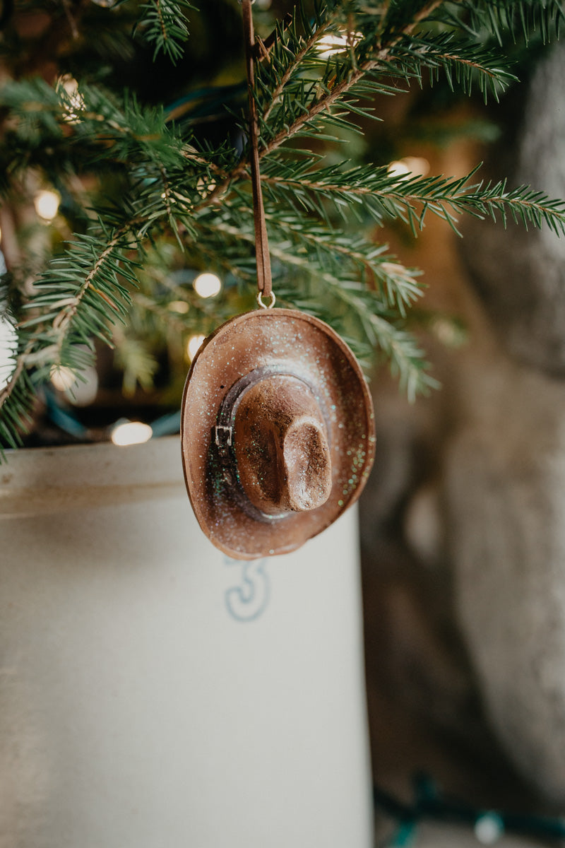 3.5" Resin Cowboy Hat Ornament (3 Options)