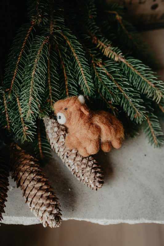 Farmyard Felted Ornaments (11 Options)