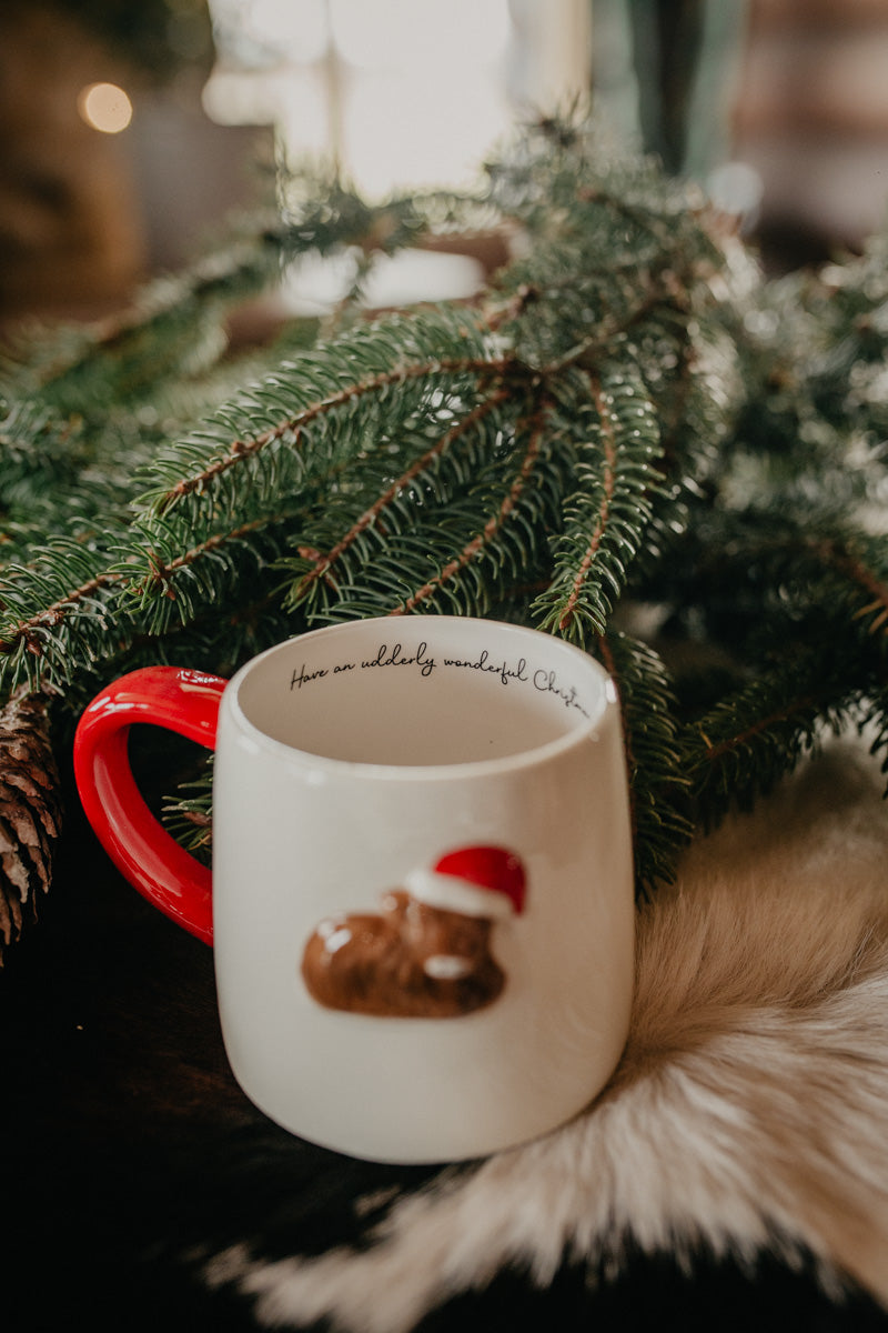 Christmas Highland Ceramic Mug