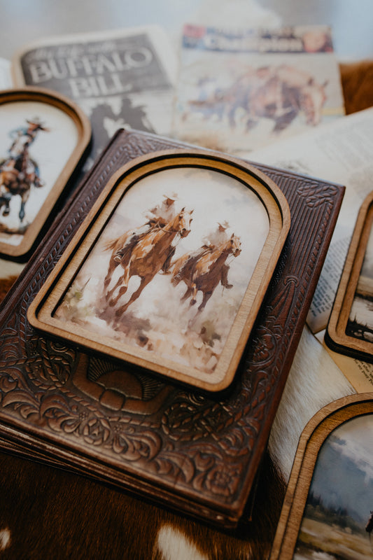 Mini Arch Wooden Framed Artwork (8 Designs)