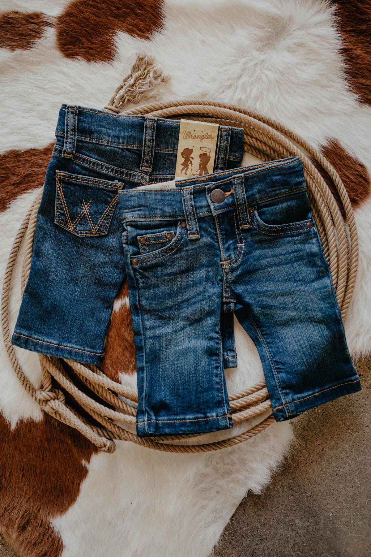 Wrangler Denim Baby's Bootcut Jeans (Sizes 0-3M to 18M)