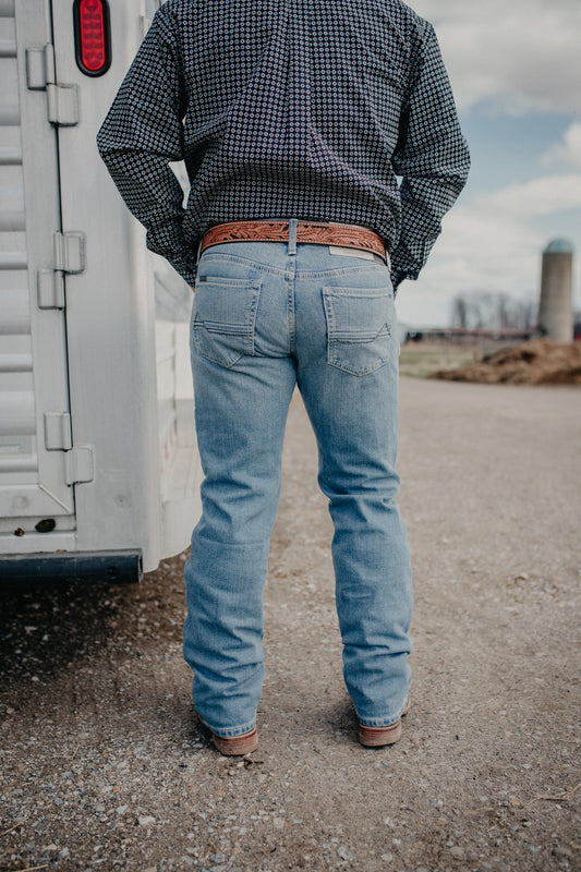 'Dixon' Men's Ariat M7 Slim Fit Straight Leg Jean (Light Wash)