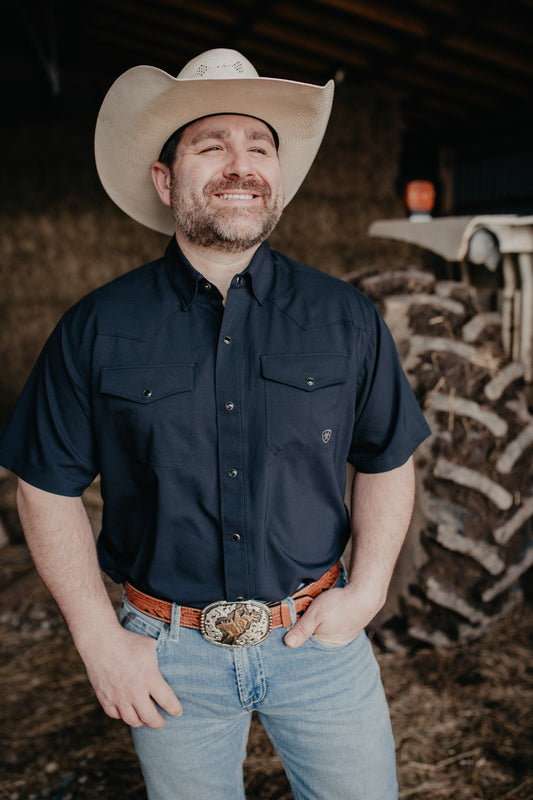 'Jordan' Western Venttek Snap Shirt Black (S only)