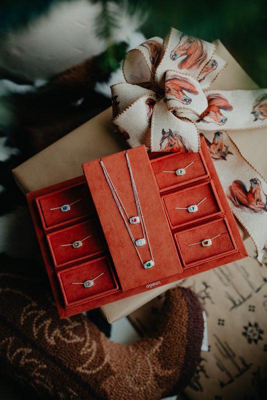 *Mini* Birthstone Buckle Necklace (2 Options)