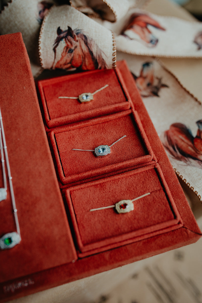 *Mini* Birthstone Buckle Necklace (2 Options)