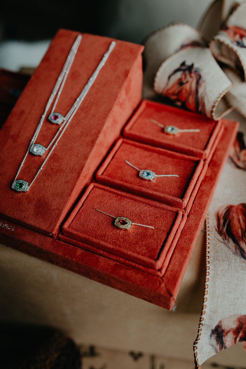 *Mini* Birthstone Buckle Necklace (2 Options)