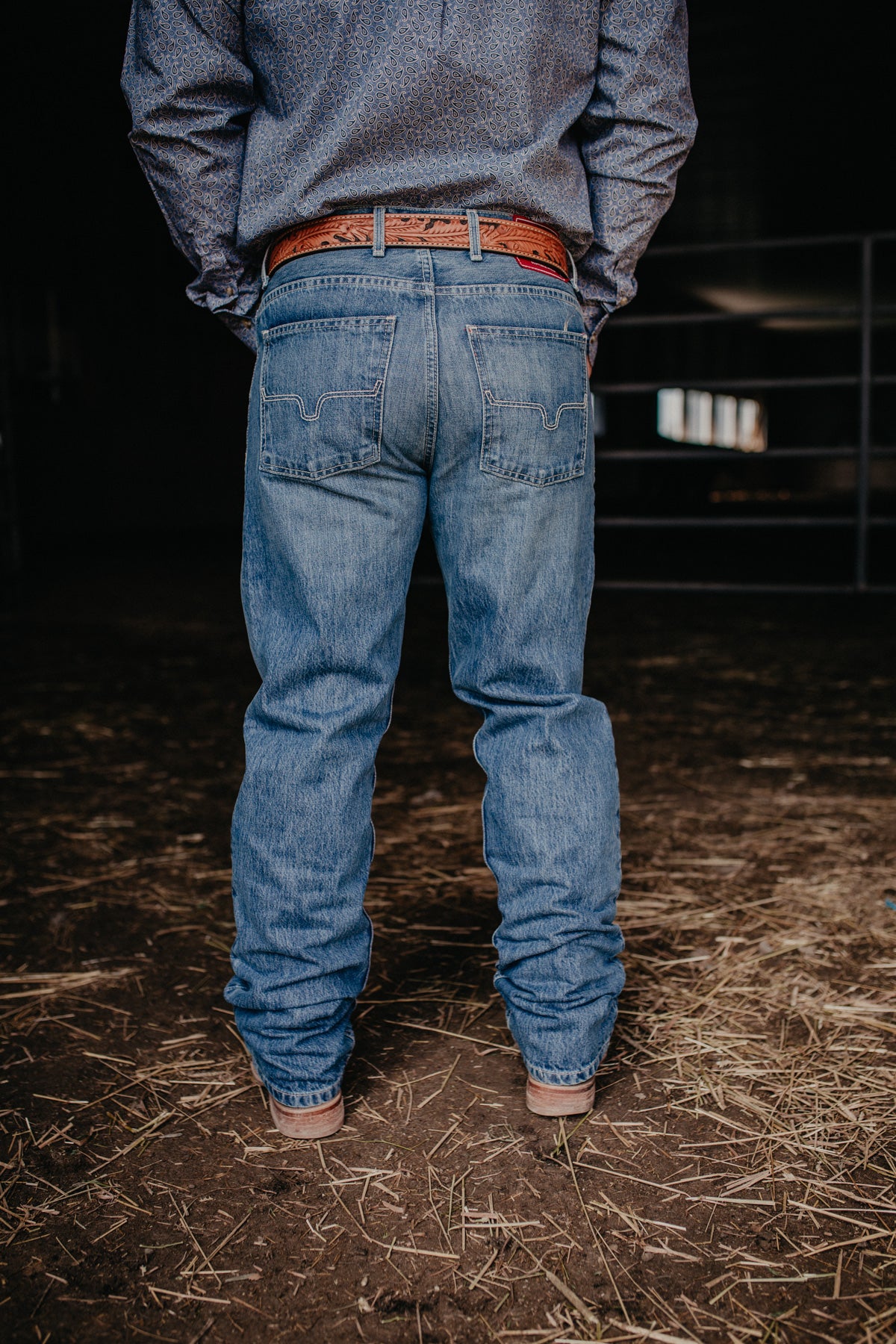 'James' Kimes Ranch Men's Mid Wash Jean (Size 27-38)