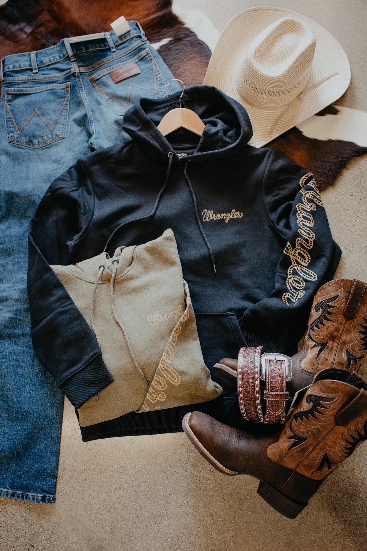 'Brett' Men's Classic ‘Rope Wrangler’ Hoodie (S-XXL/ 3 Colour Options)