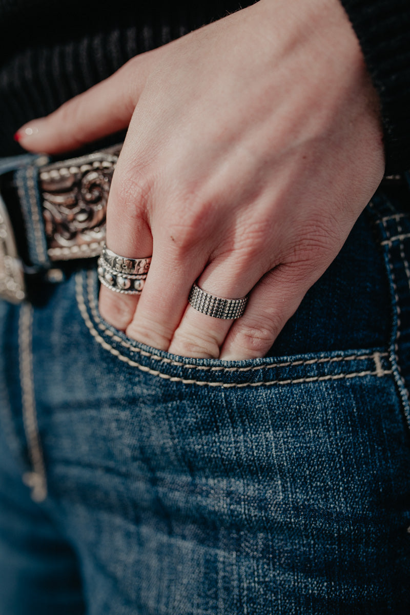 Multi Ball Thick Band Ring (Sized)