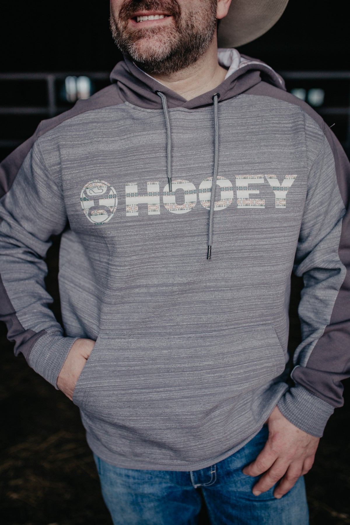 'Canyon' Mens Grey Hooey Hoodie (M-XXL)