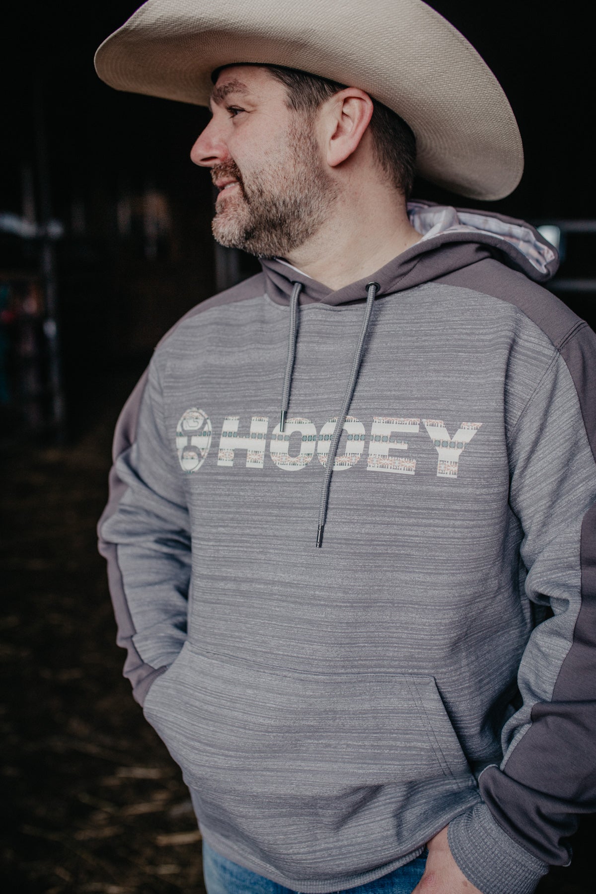'Canyon' Mens Grey Hooey Hoodie (M-XXL)