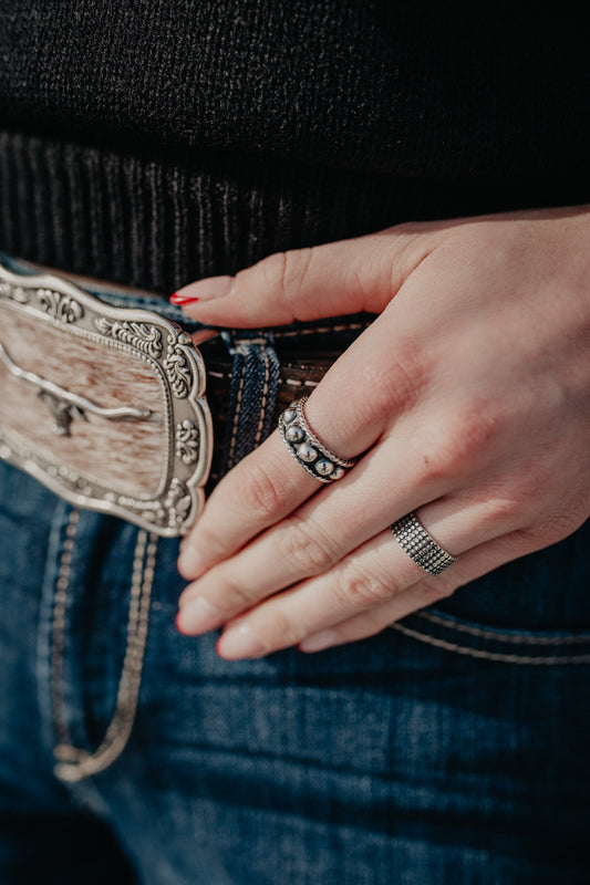 Multi Ball Thick Band Ring (Sized)