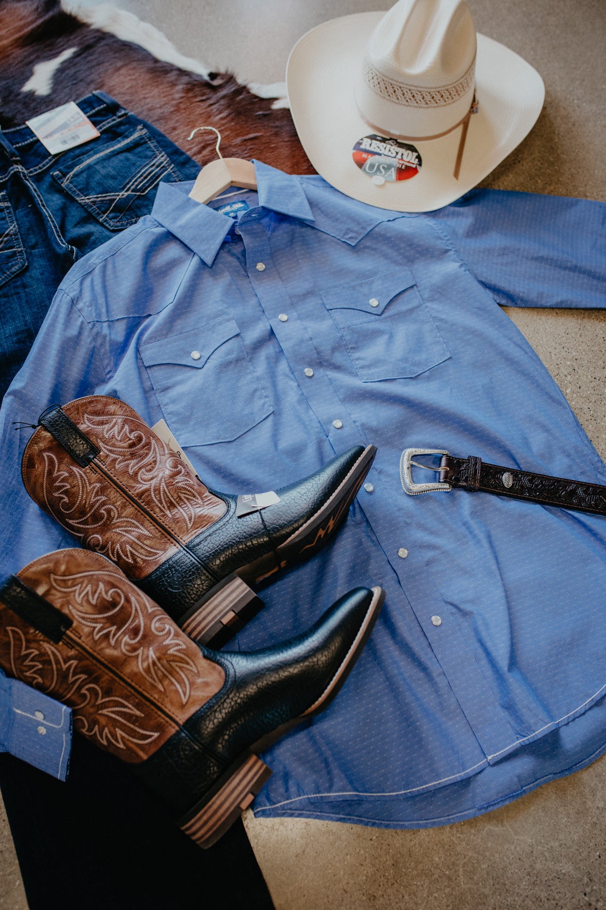 'Wilson' Men's Long Sleeve Pearl Snap (S-XXL)