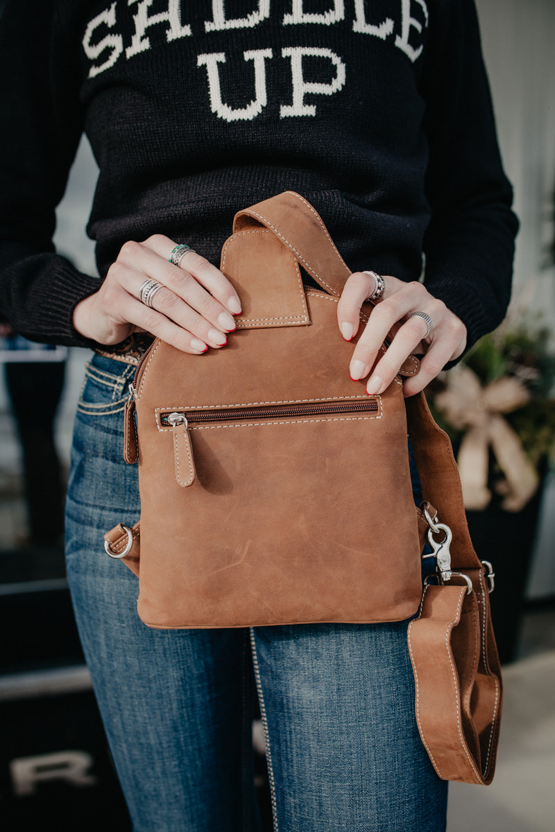 'Gwen' Leather Sling Bag by Ariat