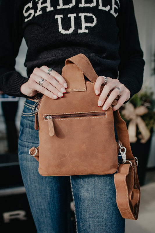 'Gwen' Leather Sling Bag by Ariat