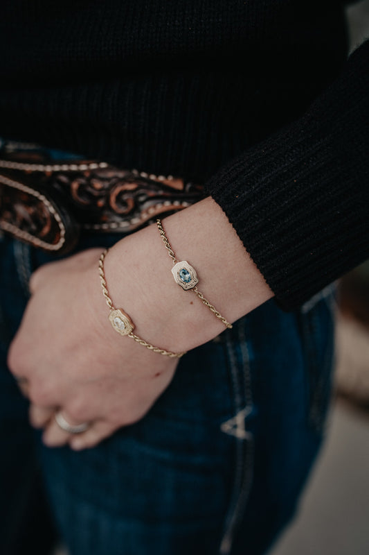 *Mini* Birthstone Buckle Bracelet (2 Options)