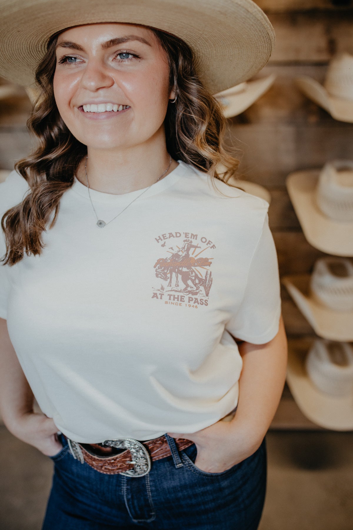 'Allison' Head em’ off at The Pass Women's Graphic Tee (M-XL)