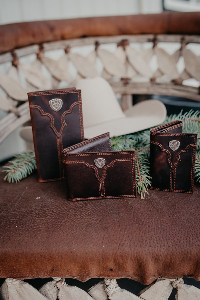 'Bump Shield' Ariat Leather Wallet (3 Styles)