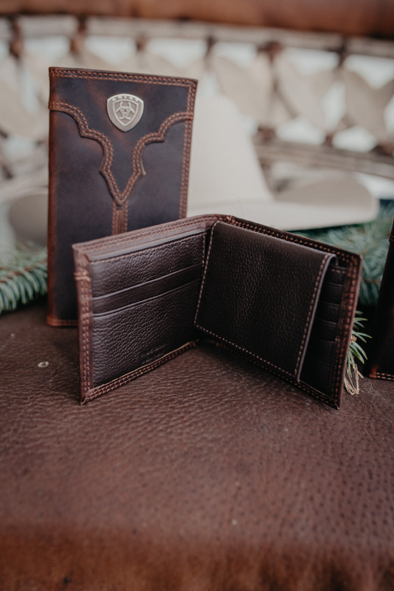 'Bump Shield' Ariat Leather Wallet (3 Styles)