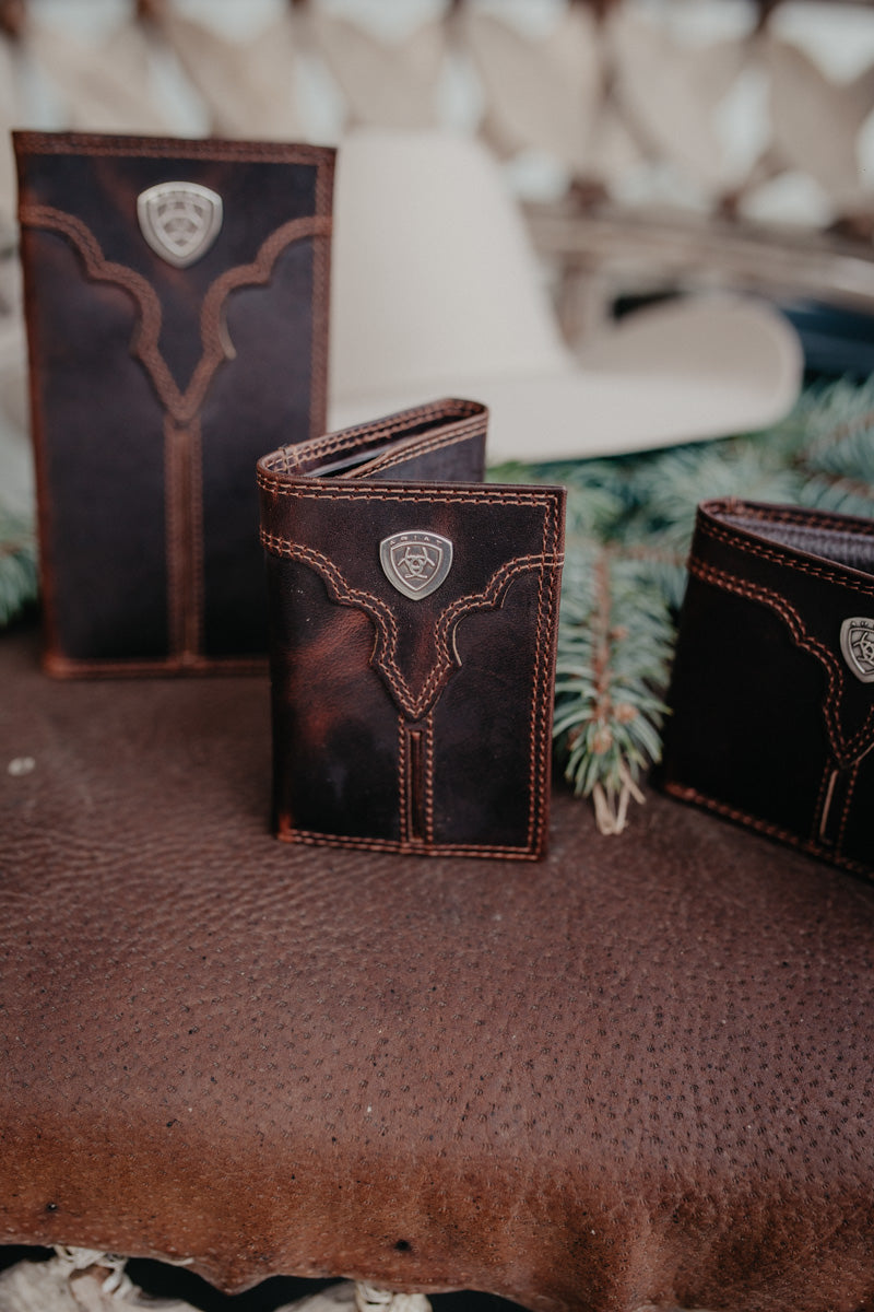 'Bump Shield' Ariat Leather Wallet (3 Styles)