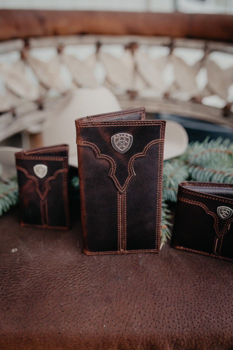 'Bump Shield' Ariat Leather Wallet (3 Styles)