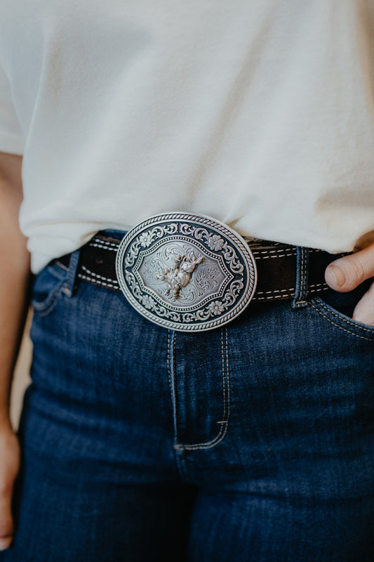 Oval Rope Edge Buckle {37710}