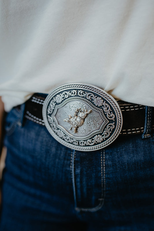 Oval Rope Edge Buckle {37710}