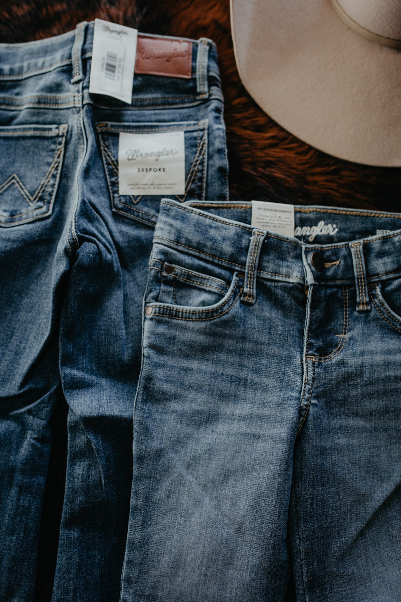 'Lil Lily' Wrangler Girl's Bespoke Flare (Sizes 4-16/ Slim & Regular)