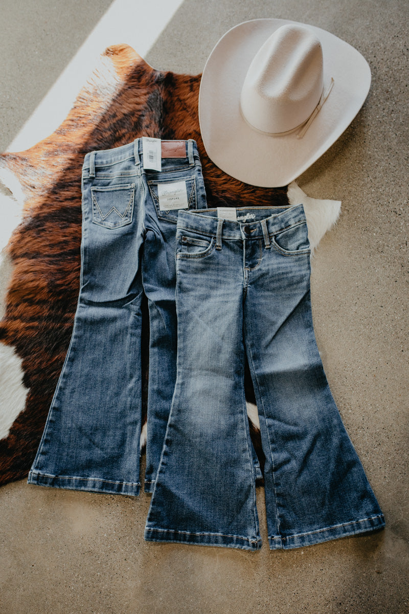 'Lil Lily' Wrangler Girl's Bespoke Flare (Sizes 4-16/ Slim & Regular)