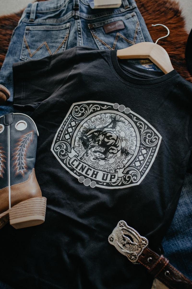 CINCH Boy's Black Buckle Graphic T-Shirt (S-XL)