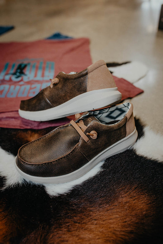Men's Ariat Leather Brown Hilo Casual Shoes (9.5 Only)