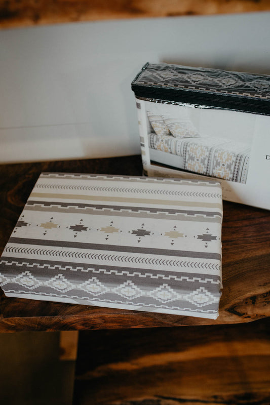 Desert Sage Cotton Sheet Set (Queen, Twin)