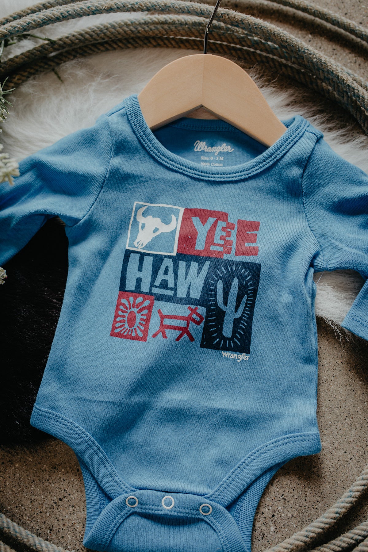 'Echo' Baby Boy's Onesie by Wrangler (0/3 - 24M)