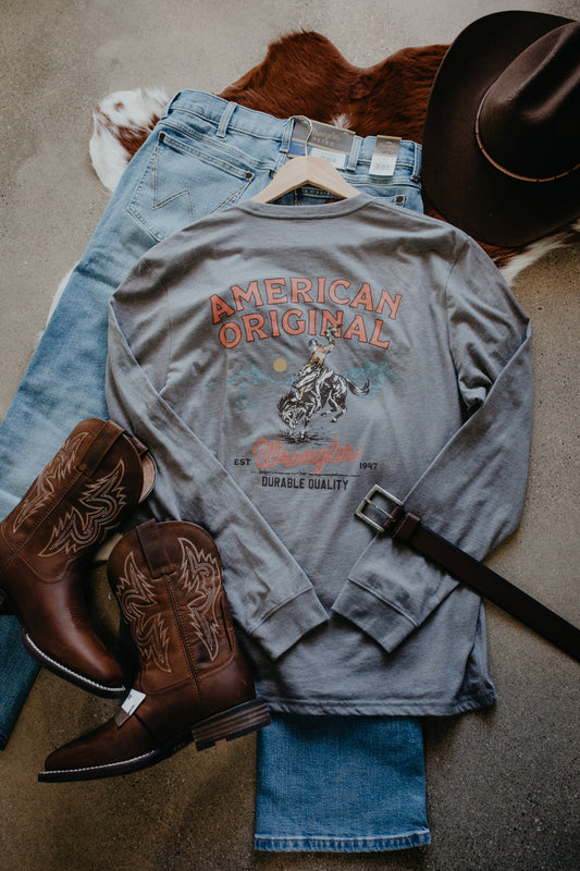 'Damien' Wrangler Men's Long Sleeve Tee (S-XXL)