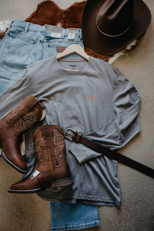 'Damien' Wrangler Men's Long Sleeve Tee (S-XXL)