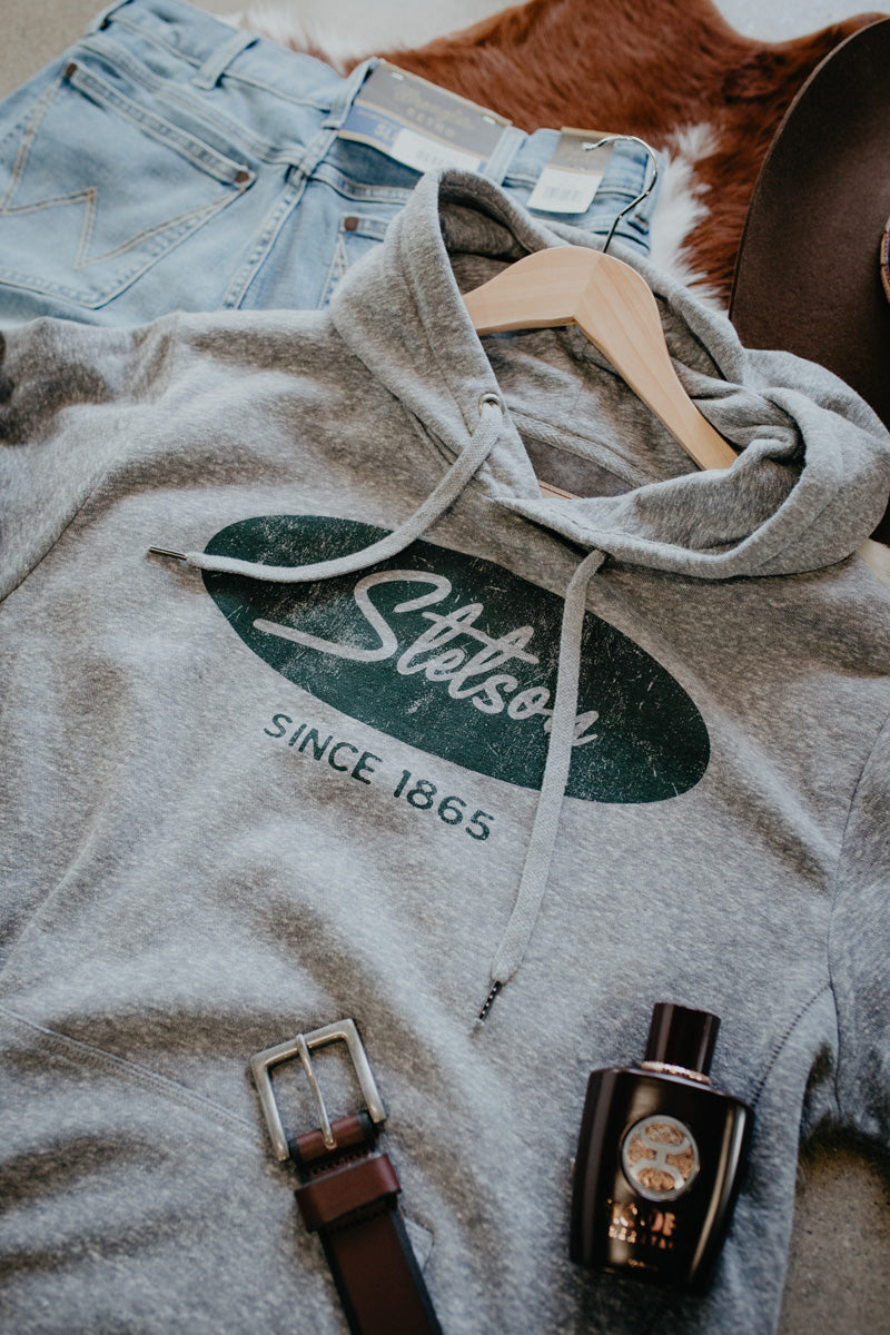 'Quade' Men's Script Hoodie by Stetson (S-XXL)