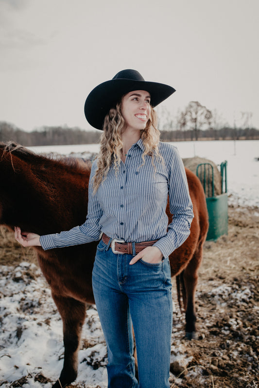 'Darla' Women's Wrinkle Free Kirby Shirt by Ariat (XS-XXL)