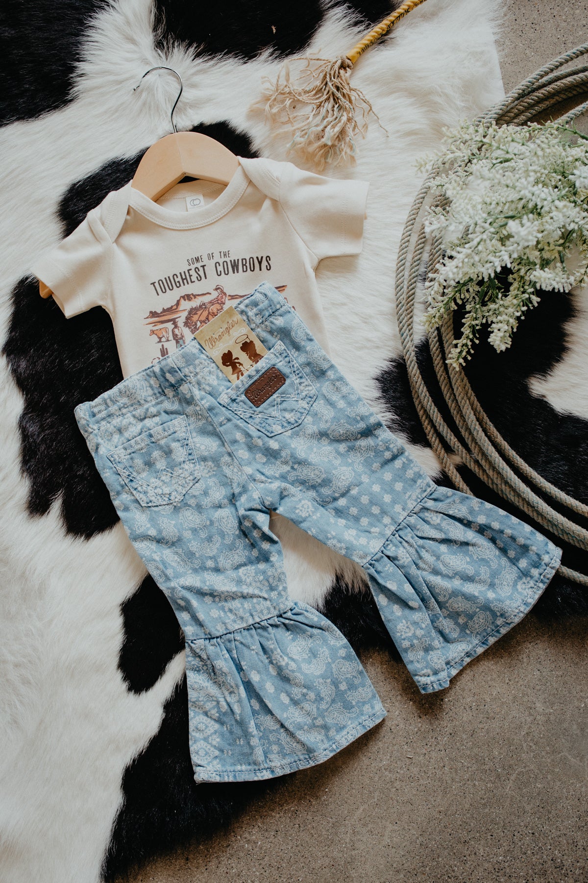 'Riata' Baby Girl Bandanna Print Flare (0/3 - 4T)