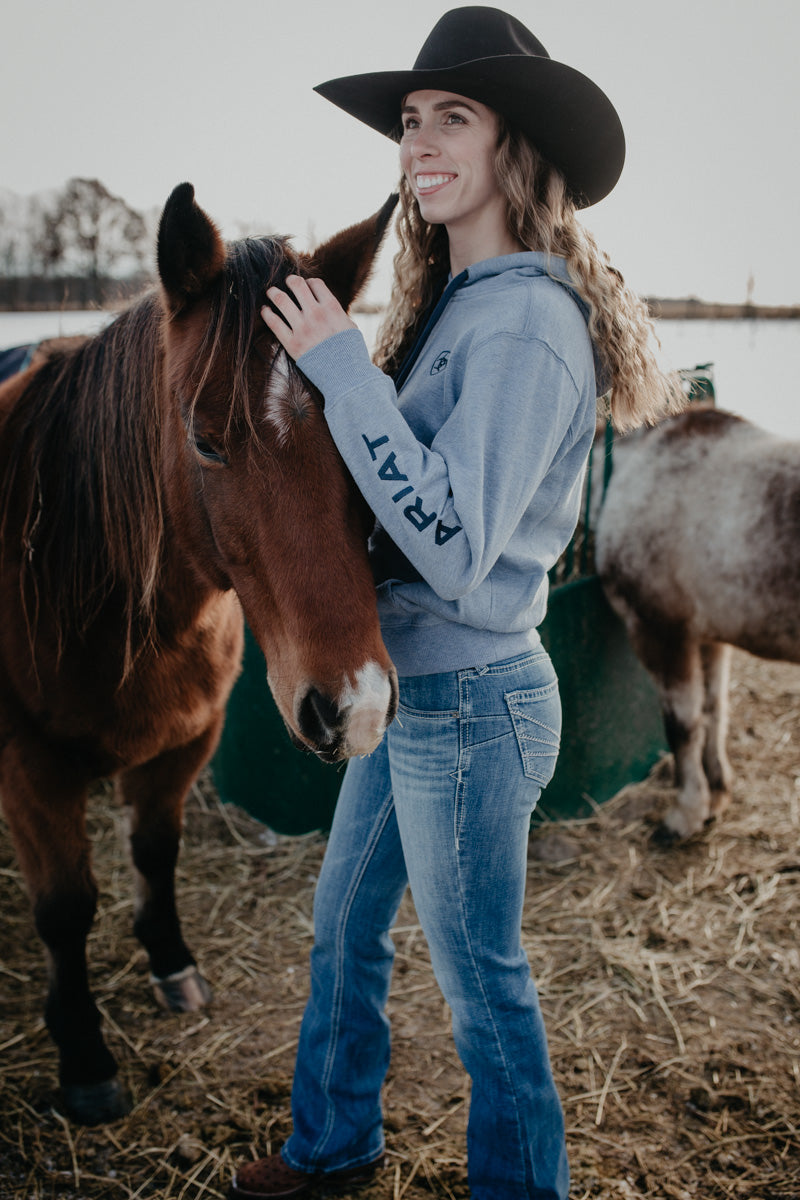 'Marley' Women's Ariat Logo 2.0 Vintage Hoodie (XS-XXL)