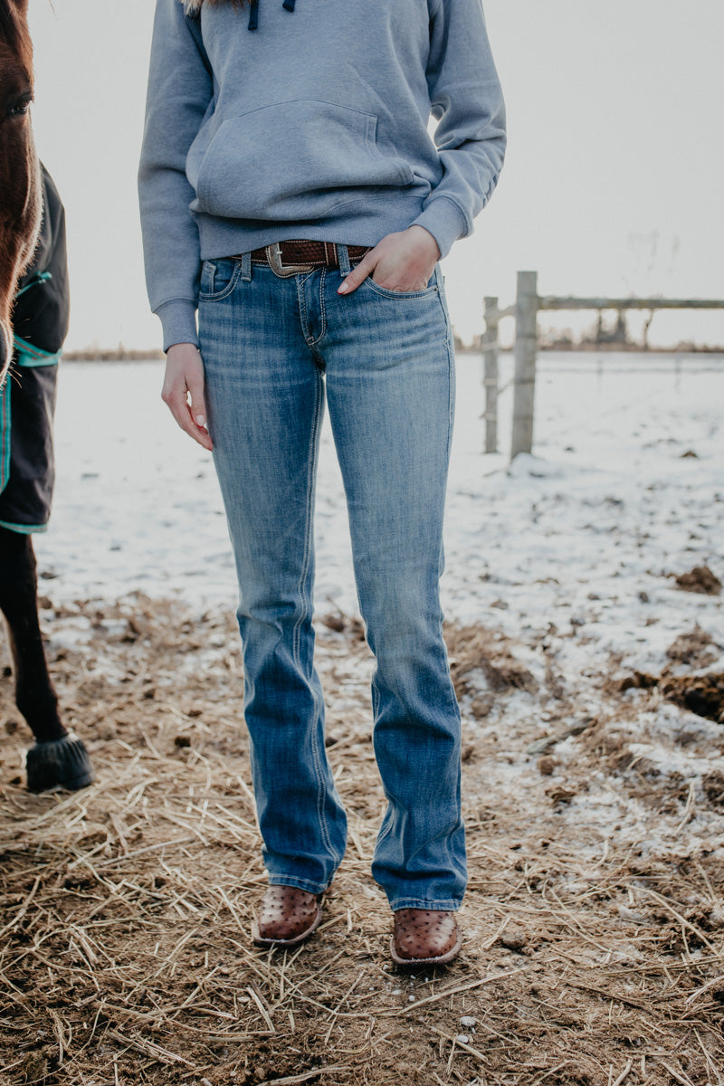 'Alessia' Mid Rise Bootcut Jean by Ariat (Sizes 24-34)