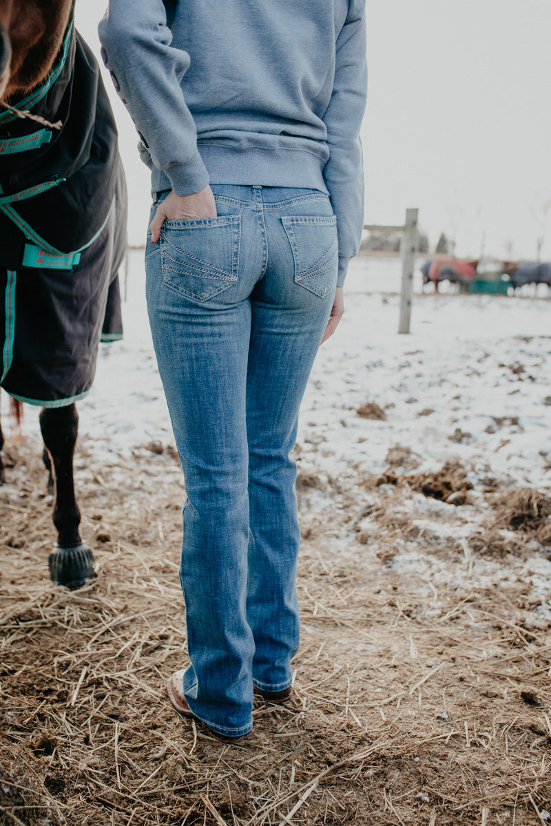 'Alessia' Mid Rise Bootcut Jean by Ariat (Sizes 24-34)