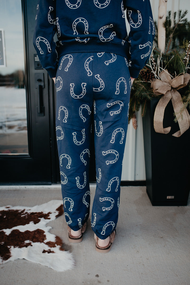 Horse Shoe Navy Lounge Set (S-L)